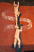 Castiglione Olona -  Palazzo Branda Castiglioni. Decorazione della camera del cardinale (autore ignoto 1423)